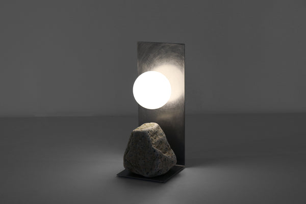 Steel and Stone Table Light by Batten and Kamp