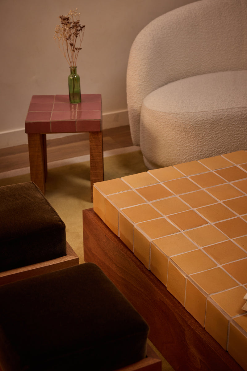 Tile Side Table by Ah Um Design Studio