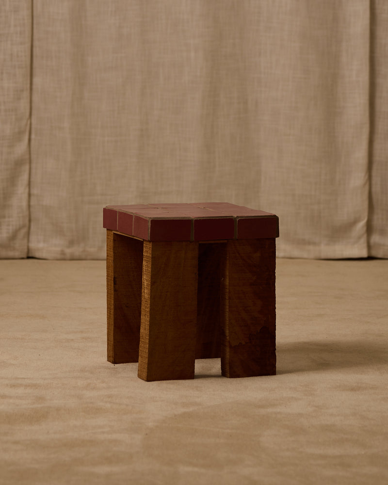 Tile Side Table by Ah Um Design Studio