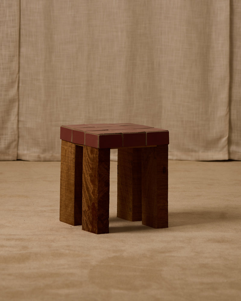 Tile Side Table by Ah Um Design Studio