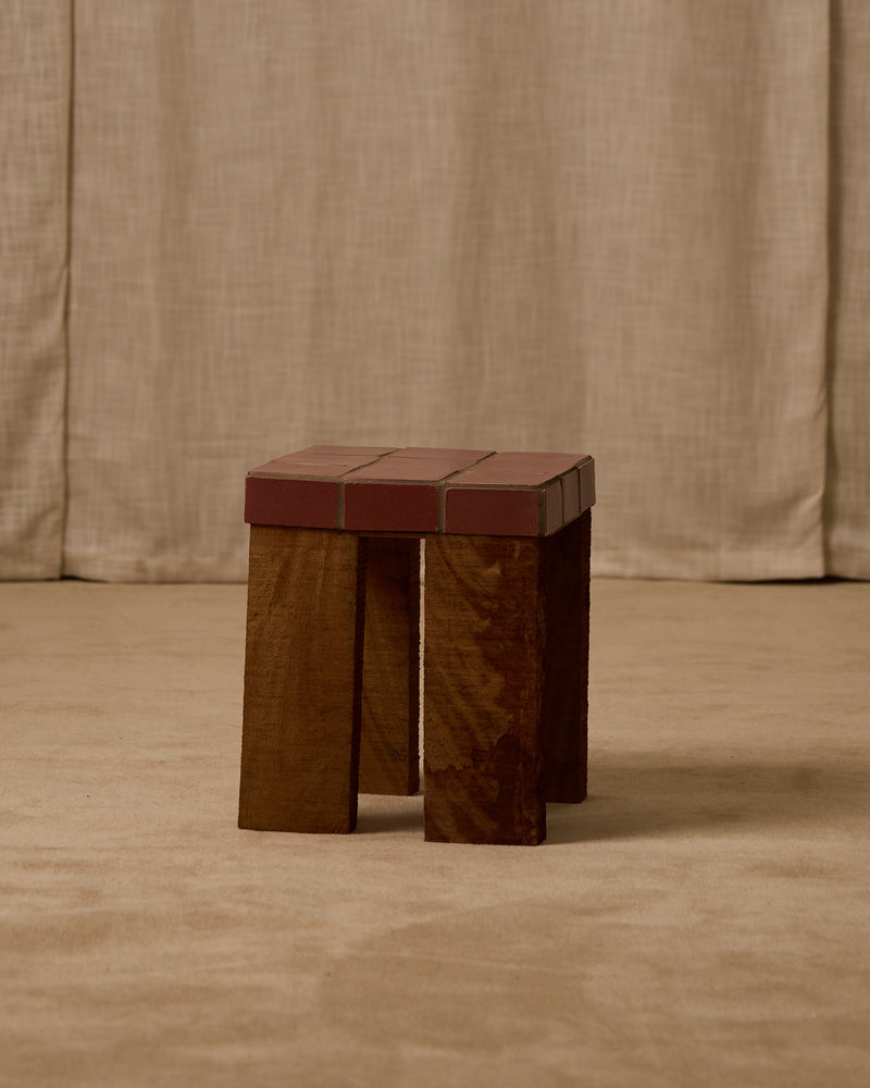 Tile Side Table by Ah Um Design Studio