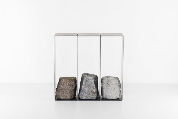 Steel and Stone Console Table 02 by Batten & Kamp
