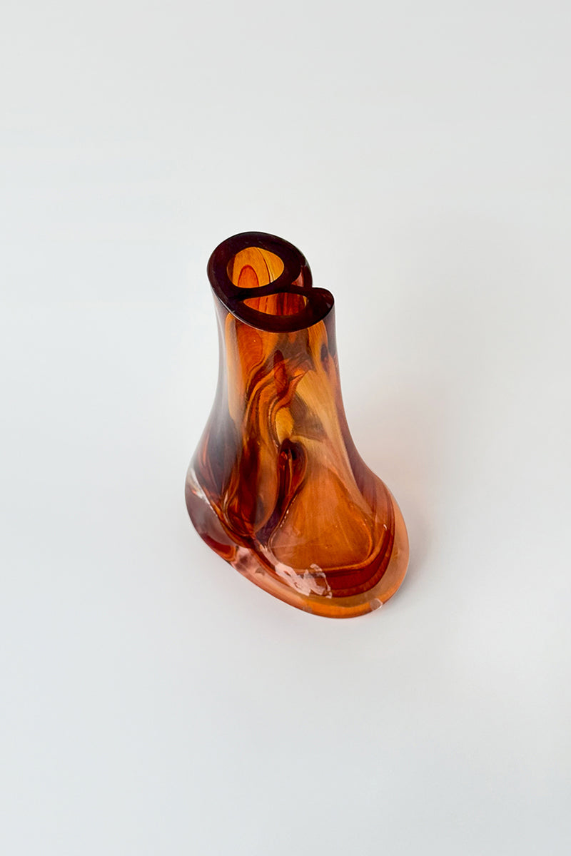 Elara Vase II Blown Glass. Vase by Homa