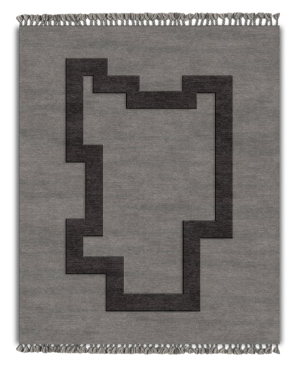 Gray Rug by Lucy Naughton