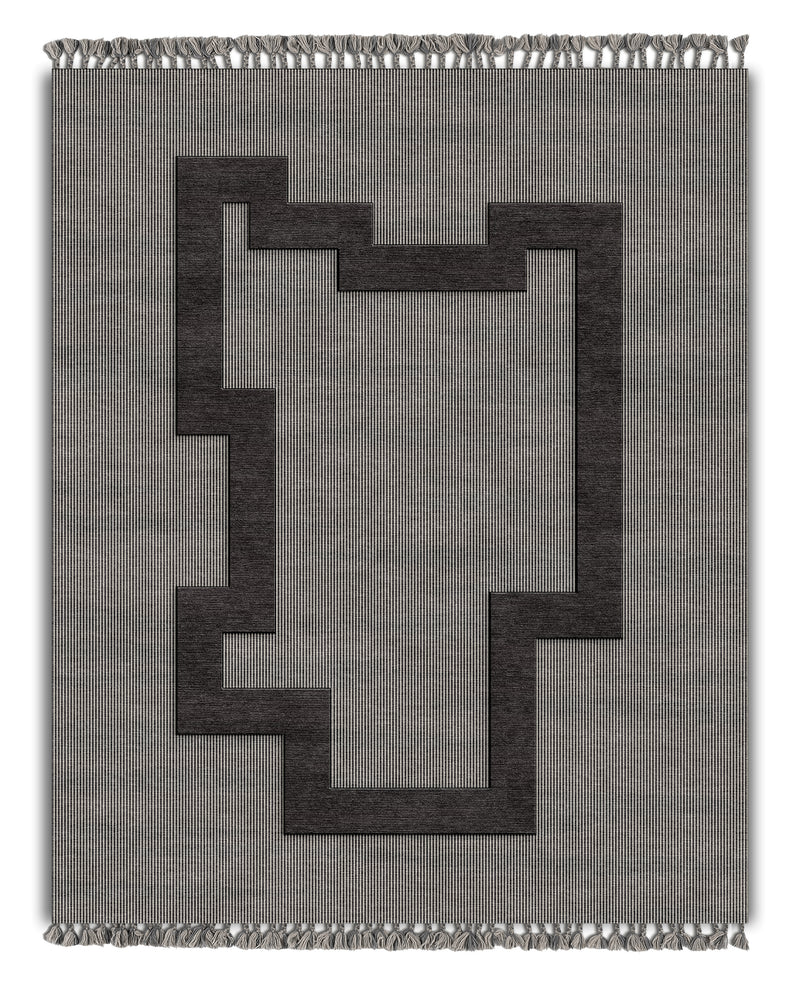 Gray Rug by Lucy Naughton