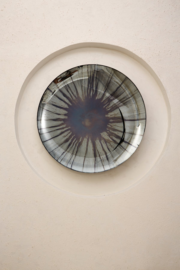 The Eye of the Universe III Concave Mixed Technique Mirror by Homa