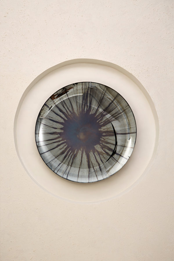 The Eye of the Universe III Concave Mixed Technique Mirror by Homa