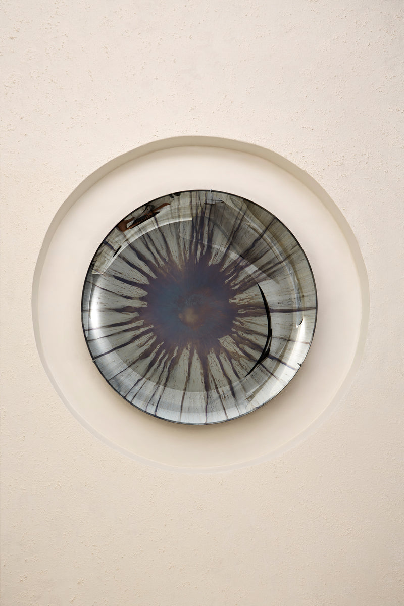 The Eye of the Universe III Concave Mixed Technique Mirror by Homa