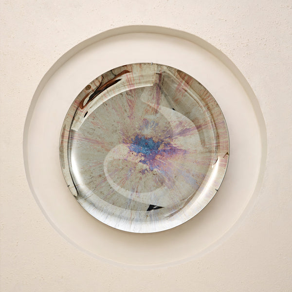 Nebula IV Concave Oxidized Mirror by Homa