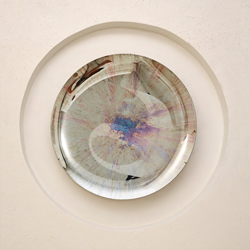 Nebula IV Concave Oxidized Mirror by Homa