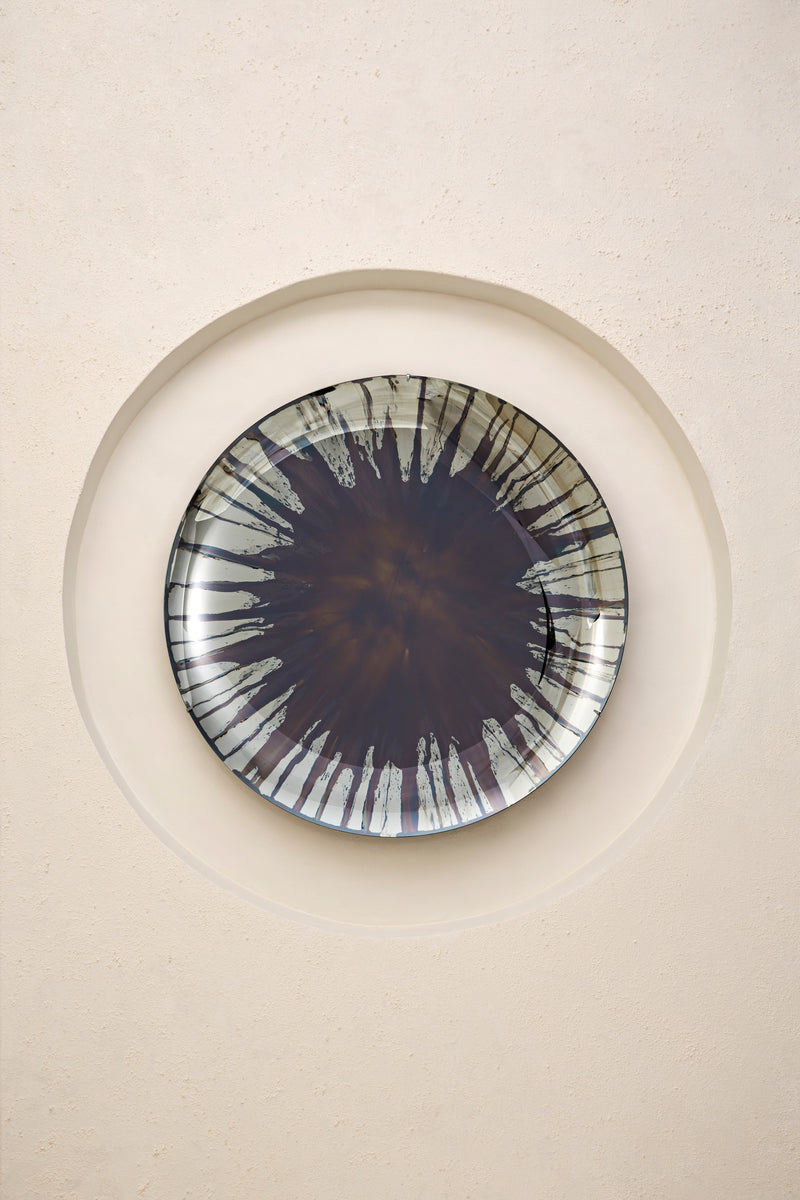 The Eye of the Universe II Concave Mixed Technique Mirror by Homa