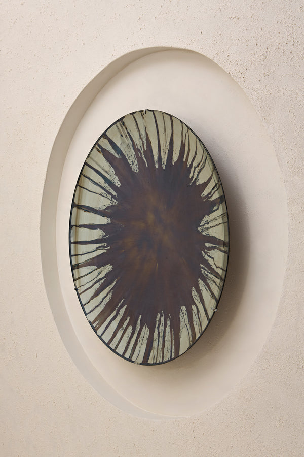 The Eye of the Universe II Concave Mixed Technique Mirror by Homa