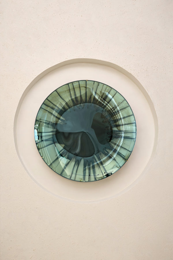 The Eye of the Universe VI Concave Mixed Technique Mirror by Homa