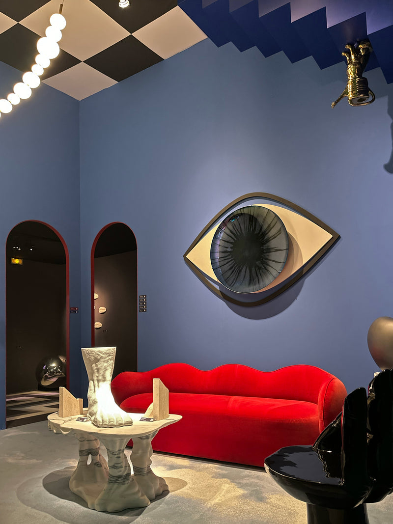 The Eye of the Universe III Concave Mixed Technique Mirror by Homa