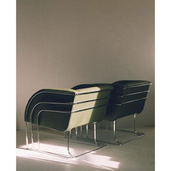 Milo Baughman for Thayer Coggin Club Chairs (Pair)