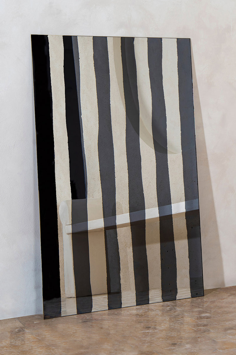 Line II Smoke and Silver Mirror by Homa