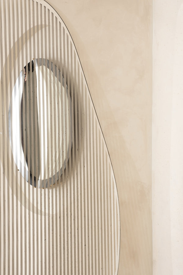 Line I Silver Mirror by Homa