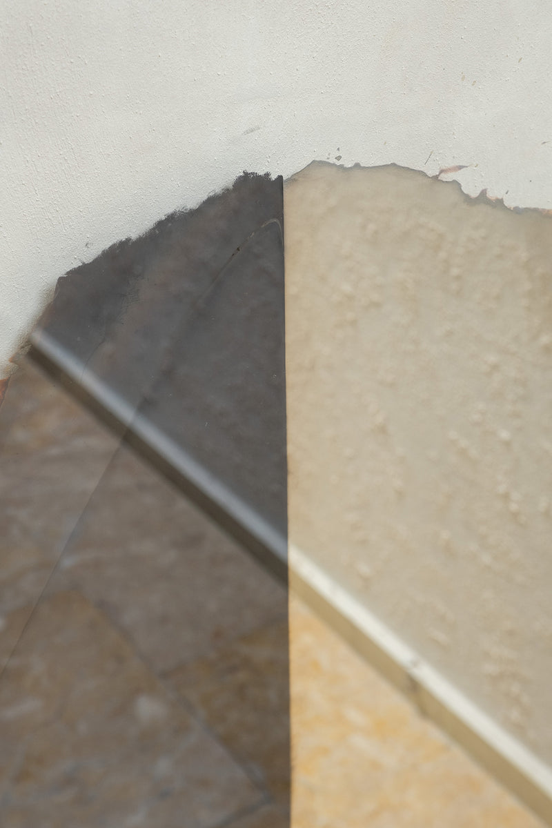 Half Mirror II Smoke and Silver Mirror Clear Glass by Homa