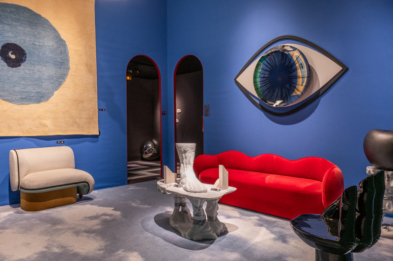 The Eye of the Universe III Concave Mixed Technique Mirror by Homa