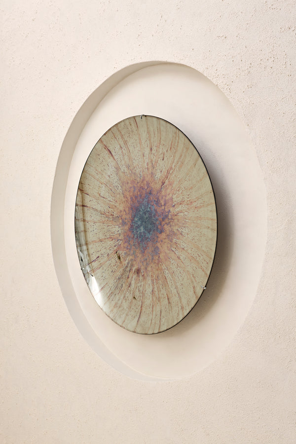 Nebula V Concave Oxidized Mirror by Homa