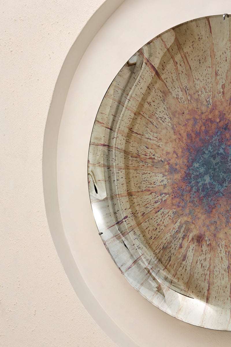 Nebula V Concave Oxidized Mirror by Homa