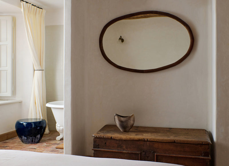 Oval Amarante Mirror by Project 213A