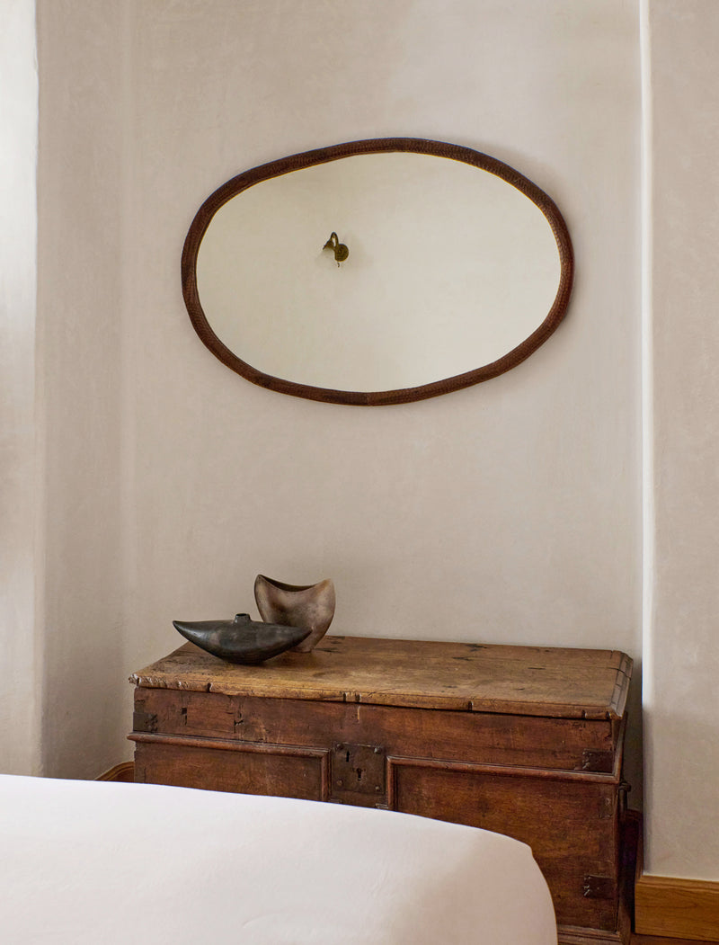 Oval Amarante Mirror by Project 213A