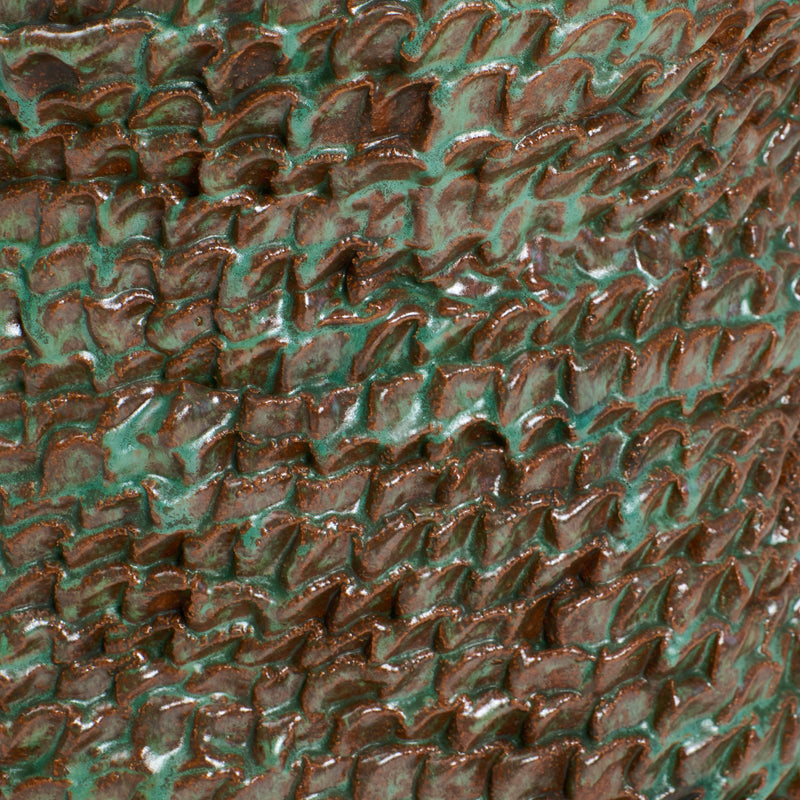 Casa Ceramic Side Table Large Custom Shape Moss by Project 213A