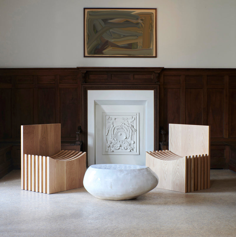 Ceramic Coffee Tablecustom Shape Custom White by Project 213A