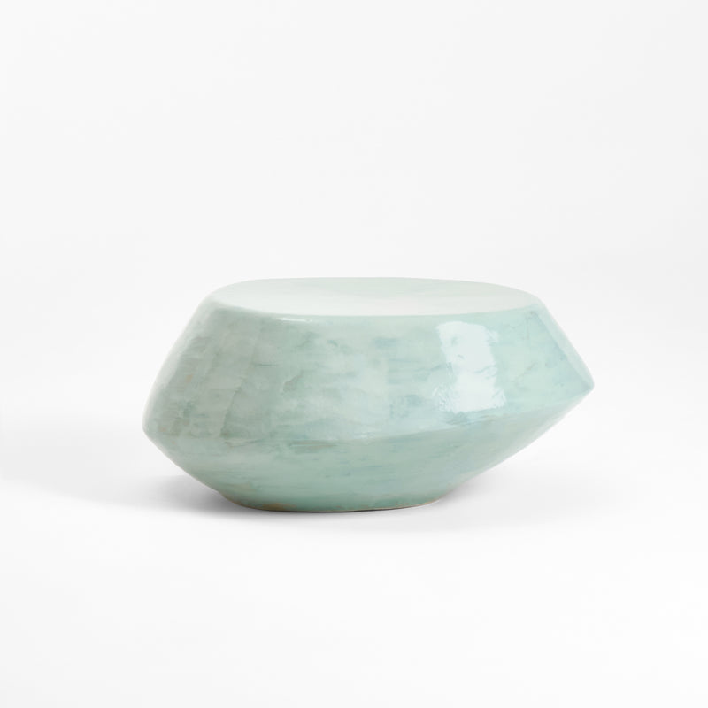 Ceramic Coffee Tablecustom Shape Glacial Green by Project 213A