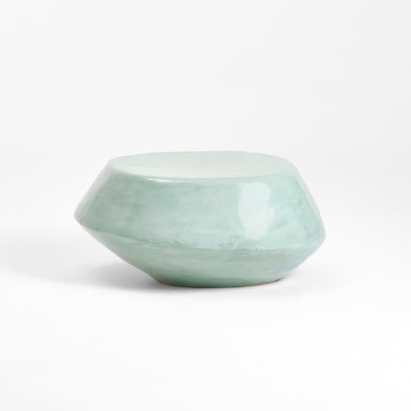 Ceramic Coffee Tablecustom Shape Glacial Green by Project 213A
