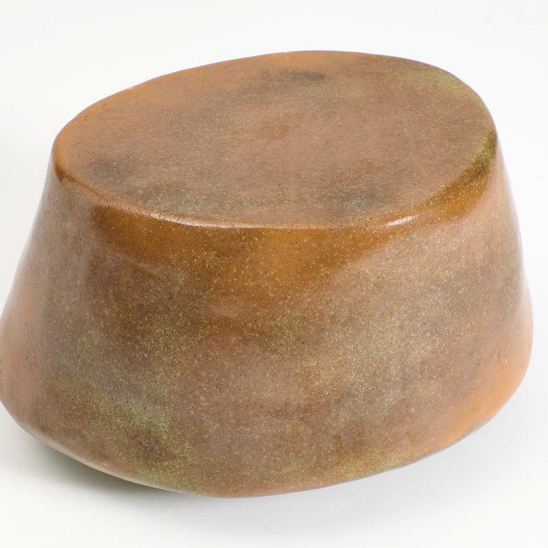 Ceramic Coffee Tablecustom Shape Green Sand by Project 213A