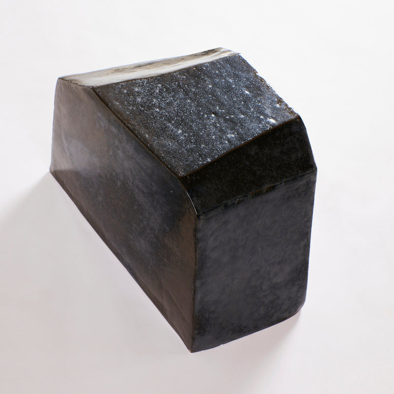Ceramic Side Table Small Geometric Shape Gasoline by Project 213A