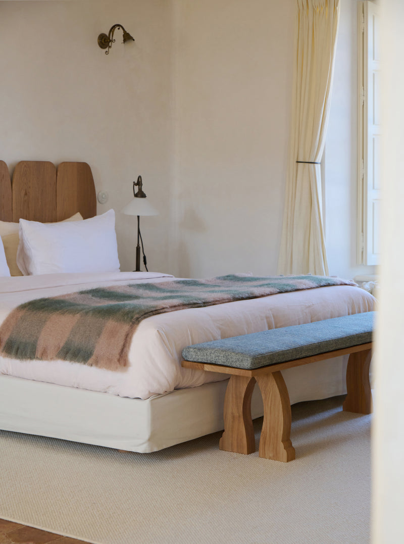 Sintra Bench with Cushion Brown by Project 213A