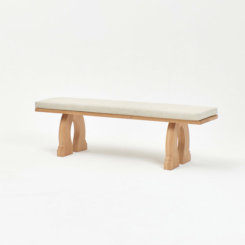 Sintra Bench with Cushion Brown by Project 213A