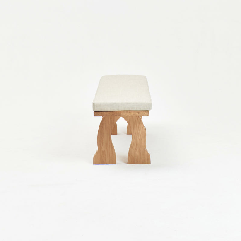 Sintra Bench with Cushion Brown by Project 213A