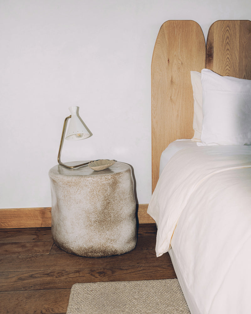 Perícia Ceramic Side Table Small Custom Shape by Project 213A