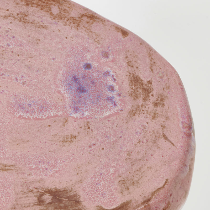 Perícia Ceramic Side Table Small Custom Shape by Project 213A