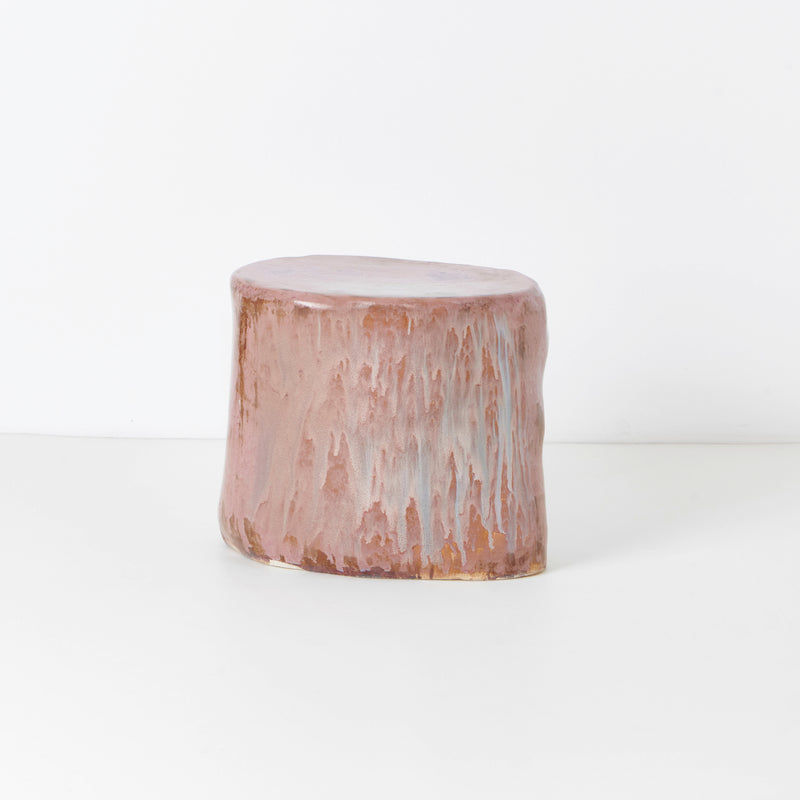 Perícia Ceramic Side Table Small Custom Shape by Project 213A