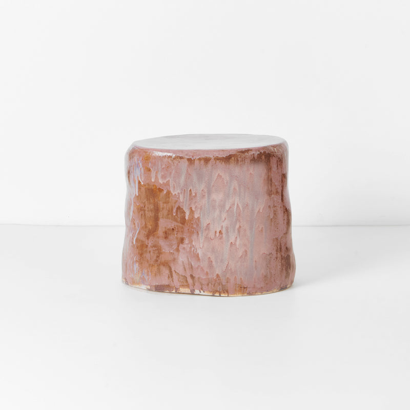 Perícia Ceramic Side Table Small Custom Shape by Project 213A