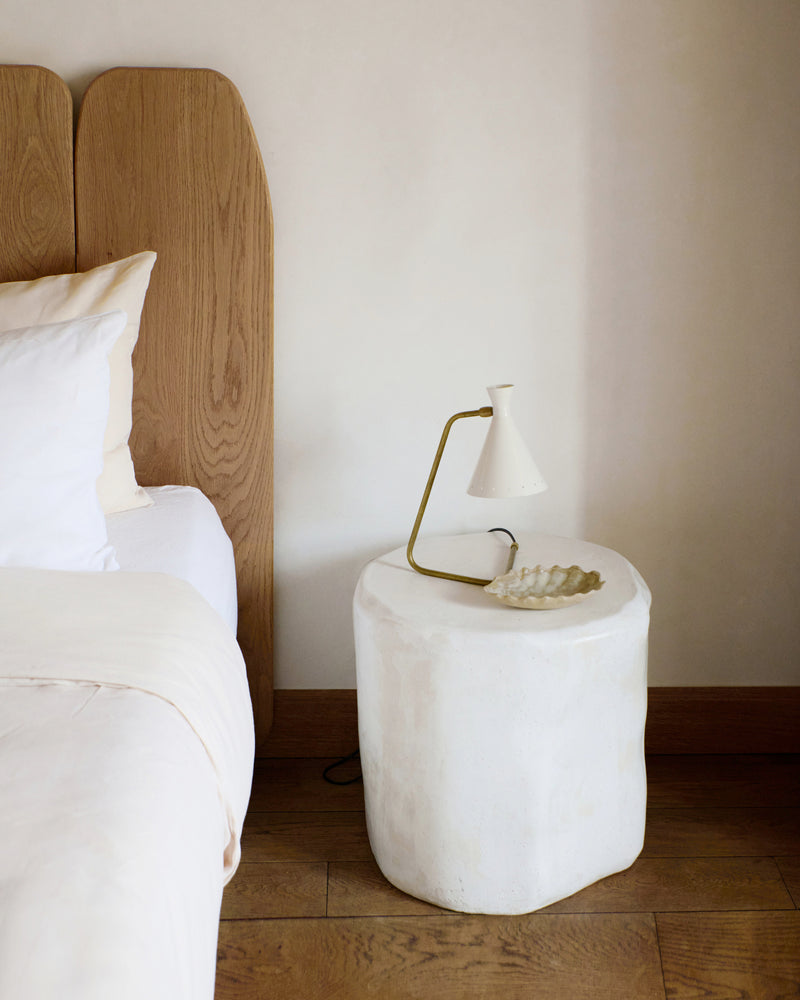 Perícia Ceramic Side Table Small Custom Shape by Project 213A