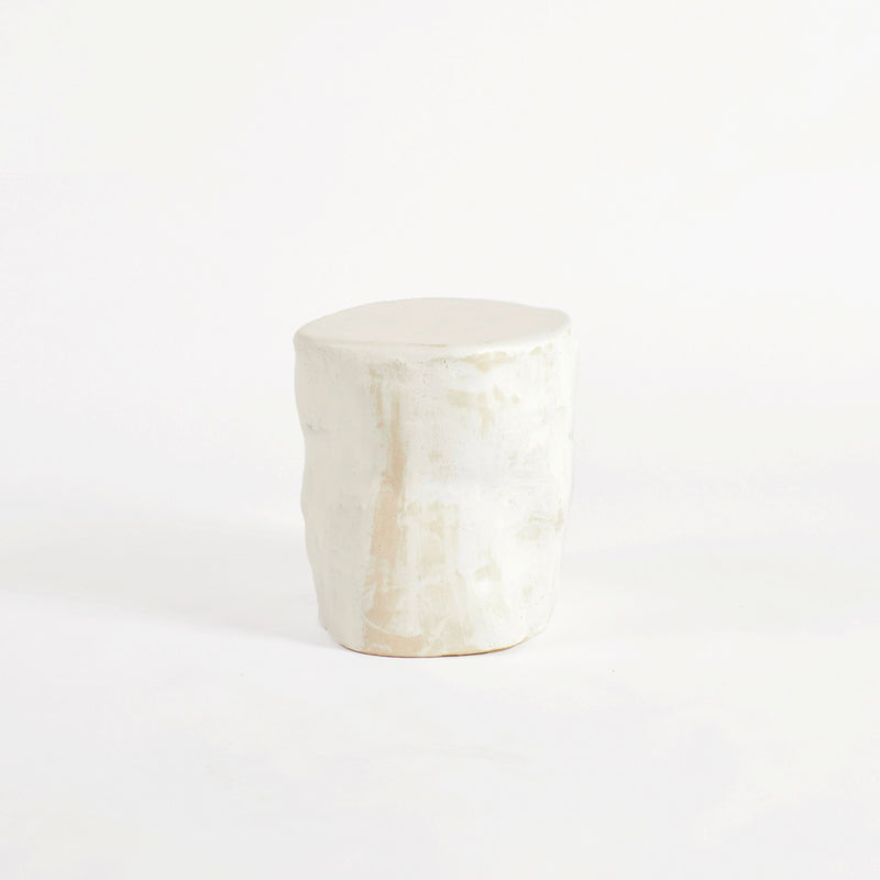 Perícia Ceramic Side Table Small Custom Shape by Project 213A