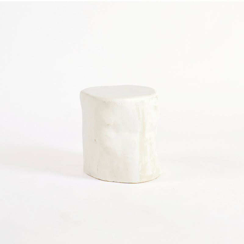 Perícia Ceramic Side Table Small Custom Shape by Project 213A