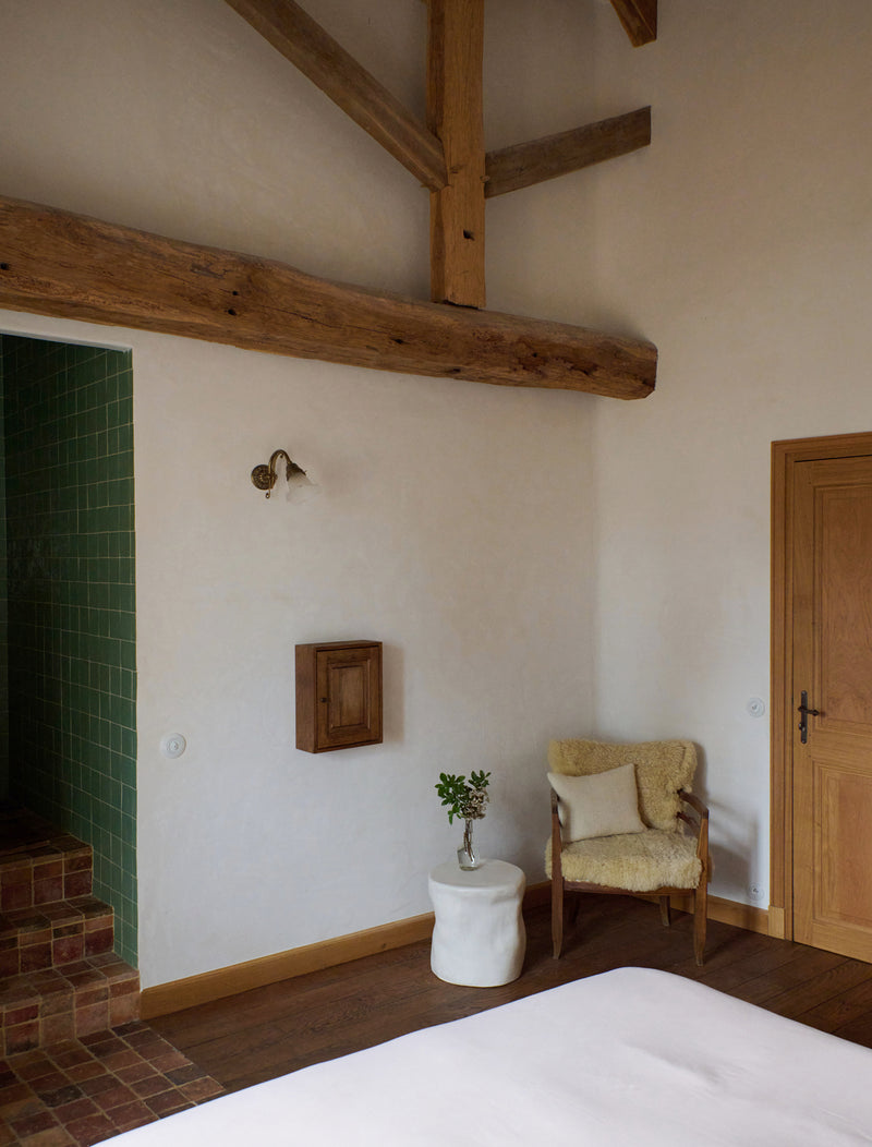 Perícia Ceramic Side Table Small Custom Shape by Project 213A