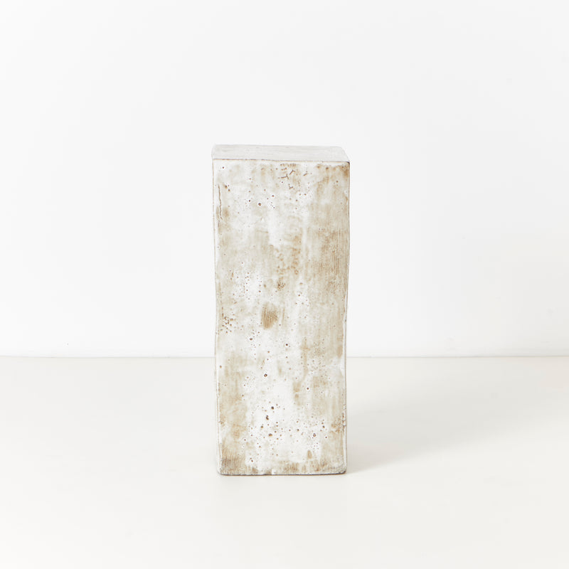 Ceramic Side Table Tall Geometric Shape By Project 213A