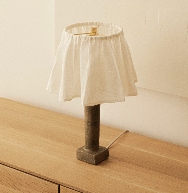 Curtain Lamp by Analuisa Corrigan