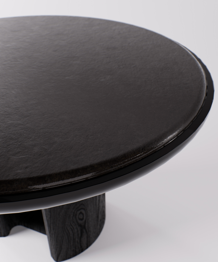Selene Round Table by Atelier Pendhapa