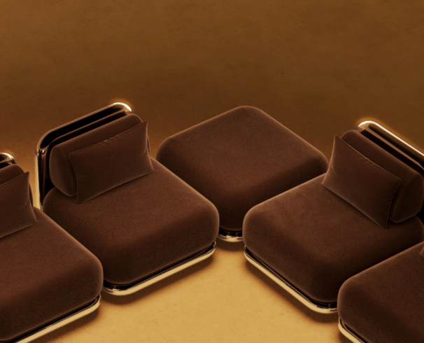 Lido Steel Modular Seating by Studio Paolo Ferrari