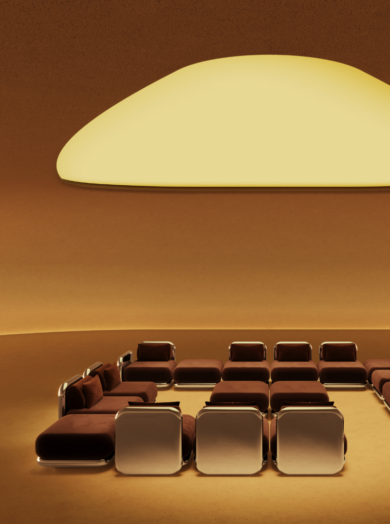 Lido Steel Modular Seating by Studio Paolo Ferrari