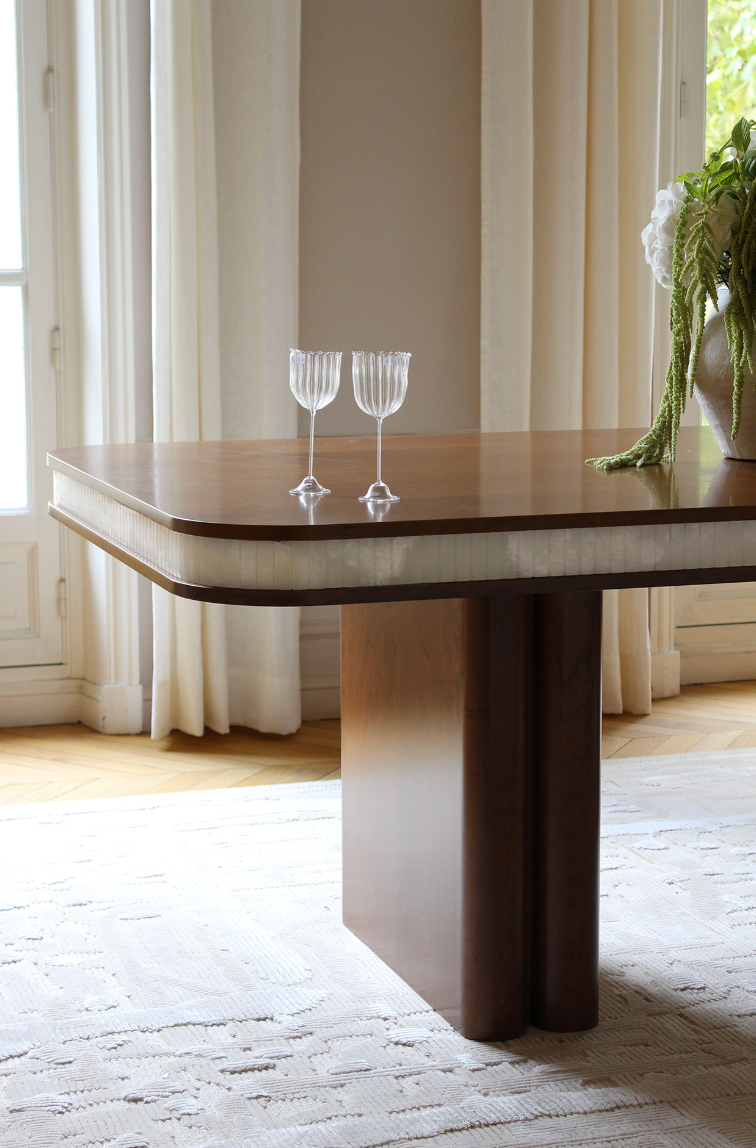 Doppio Dining Table by Marbera